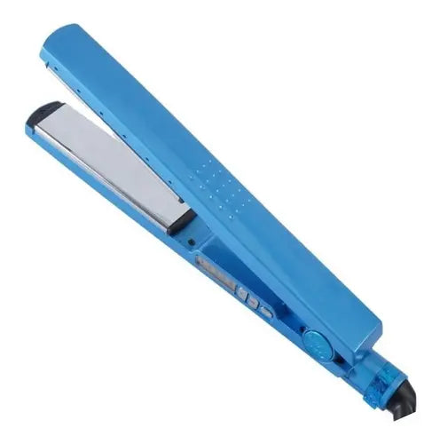 Plancha Nano Titanium 450° Azul Secado Cabello Alisado Profesional